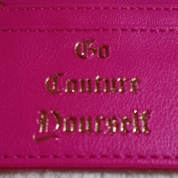 JUICY COUTURE GO COUTURE YOURSELF PINK WALLET SET! - Picture 12 of 16